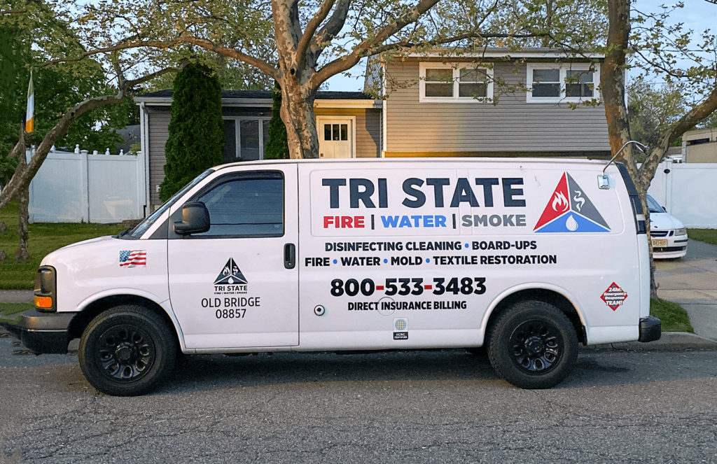 fire damage restoration van