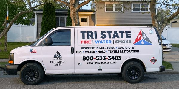 fire damage restoration van